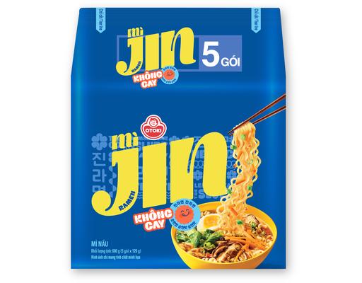 Lốc 5 Gói Mì Jin Ramen Không Cay 120g Otoki