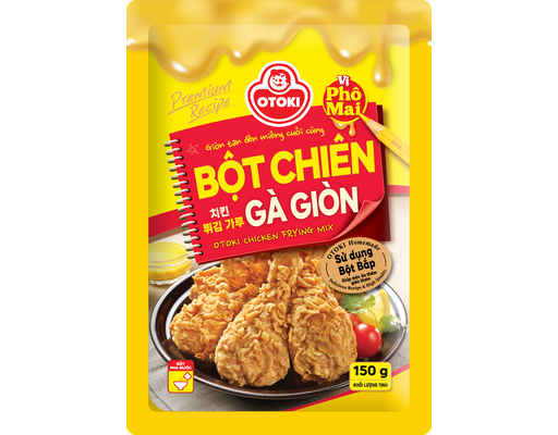 Bột Chiên Gà Giòn Vị Phô Mai 150g Otoki