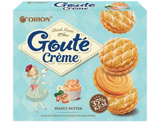 Bánh Creme Vị Đậu Phộng 16P 320g Goute