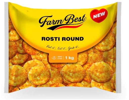 Khoai Tây Đông Lạnh Rosti Round Farm Best 1Kg 1kg Farm Best