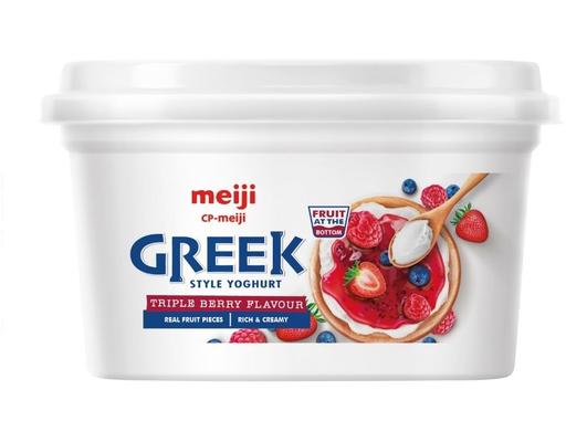 Sữa Chua Kiểu Hy Lạp Vị 3 Quả Mọng 500g Meiji