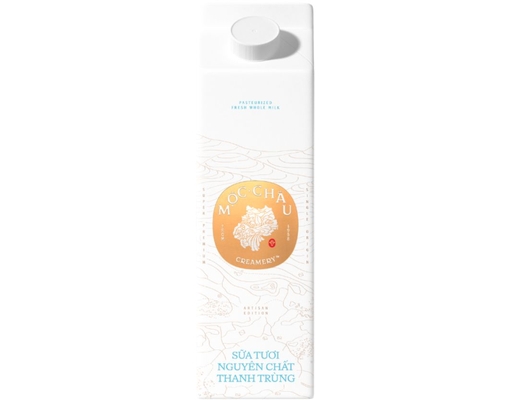 Sữa Tươi Thanh Trùng Nguyên Chất Creamery 900ml Mộc Châu