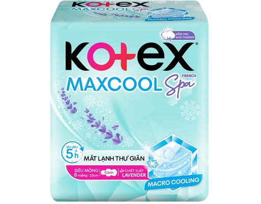 Băng Vệ Sinh Cool Siêu Mỏng Cánh 23cm 8 Miếng Kotex