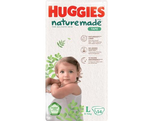 Tã Dán Platinum Nature Made L54 Cho Bé Từ 9-14kg 54 Miếng Huggies