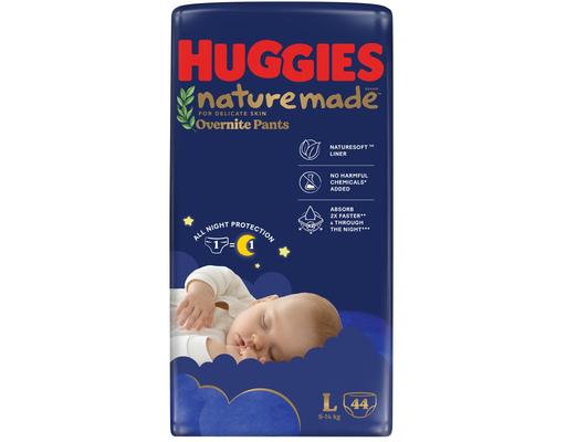 Tã Quần Ban Đêm Nature Made Size L44 Cho Bé Từ 9-14kg 44 Miếng Huggies