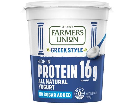 Sữa Chua Protein Cao Kiểu Hy Lạp Greek 500g Farmers Union