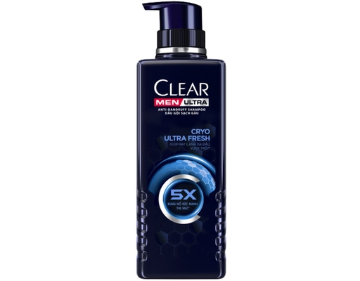 Dầu Gội Men Mát Lạnh Vượt Trội 380g Clear