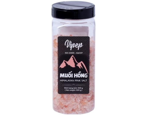 Muối Hồng Himalayan Dạng Hạt 500g Vipep