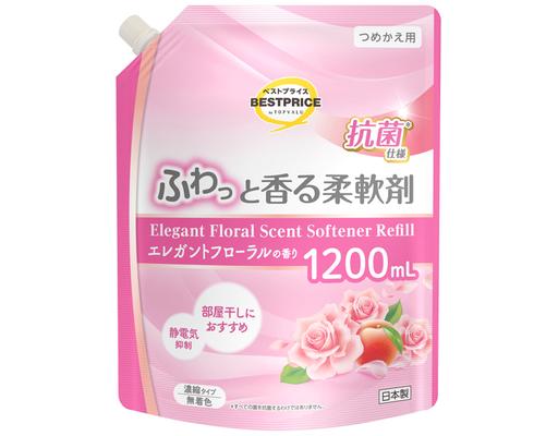 Nước Xả Vải Hương Hoa Thanh Lịch 1200ml TOPVALU