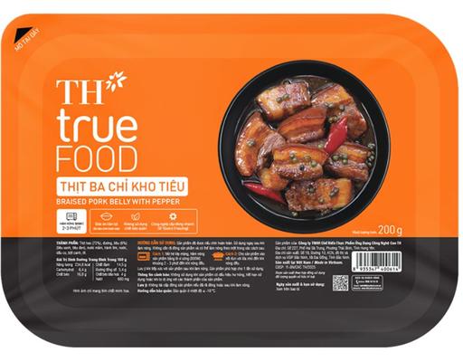 Thịt Ba Chỉ Kho Tiêu 200g Th True Food