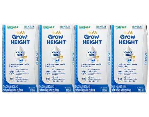 Lốc 4 Hộp Sữa Dinh Dưỡng Pha Sẵn Nuvi Grow 110ml Nuvi Grow