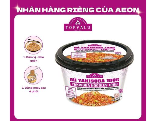 Mì Yakisoba Hộp 100g TOPVALU