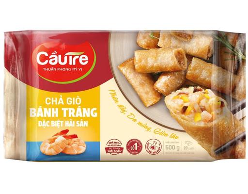Chả Giò Bánh Tráng Đặc Biệt Hải Sản 500g CJ Cầu Tre