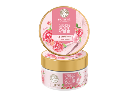 Tẩy Tế Bào Chết Hương Nước Hoa Hoa Hồng 220g Purite