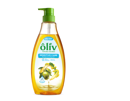 Dầu Tắm Dưỡng Da Cho Da Nhạy Cảm Sensitive Care 650ml Ôliv