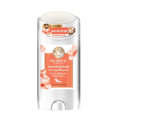 Sáp Khử Mùi Hương Nước Hoa Cao Cấp Dưỡng Mịn Hoa Anh Đào 70G (Sáp Trắng) Purite