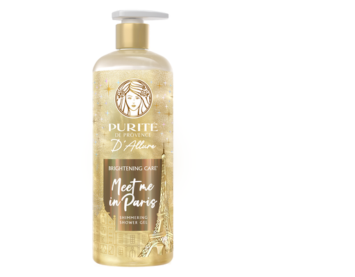 Sữa Tắm Nhũ Hương Nước Hoa D'Allure Dưỡng Sáng Meet Me In Paris 500ml Purite