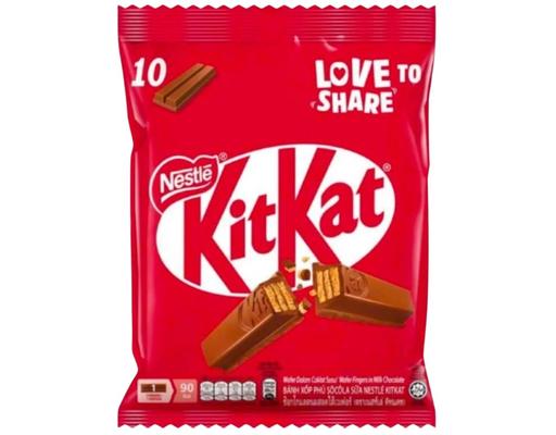Socola Kitkat Sharebag 2F - 10 x 15g Nestlé