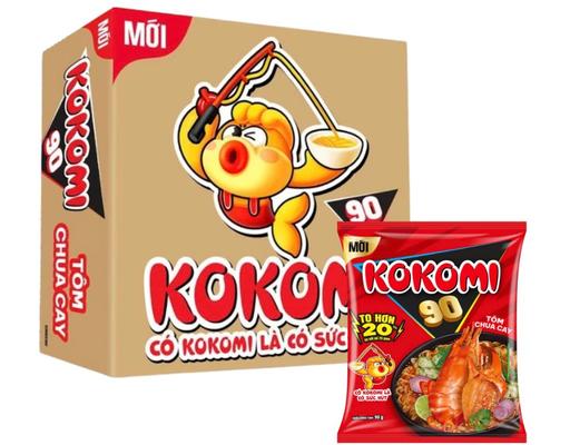 Thùng 30 Gói Mì Kokomi Đại Tôm Chua Cay 90g - 08067586 - MN Kokomi