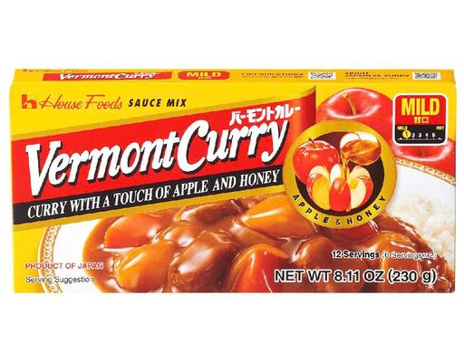 Viên Xốt Cà Ri Vermont Cay Ngọt 230g House Foods