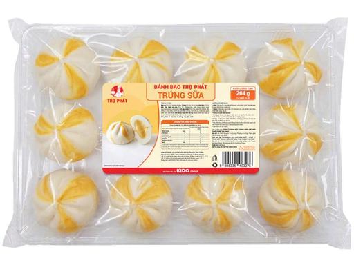Bánh Bao Trứng Sữa 264g (22Gx12) Thọ Phát