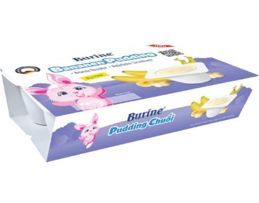 Pudding Chuối Cho Bé 50gx6 (6M+) Burine