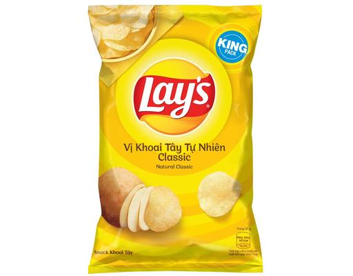 Snack Khoai Tây Vị Tự Nhiên 50g Lay's