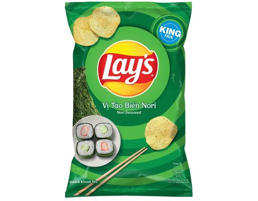 Snack Khoai Tây Vị Tảo Biển Nori 50g Lay's