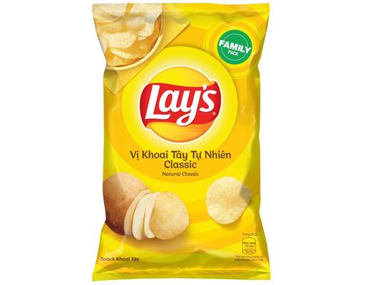 Snack Khoai Tây Vị Khoai Tây Tự Nhiên Classic 150g Lay's