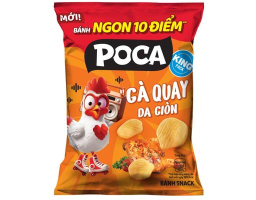 Snack Vị Gà Quay Da Giòn 60g Poca