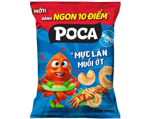 Snack Vị Mực Lăn Muối Ớt 60g Poca