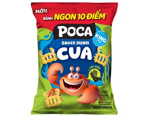 Snack Hình Cua Vị Tảo Biển 60g Poca