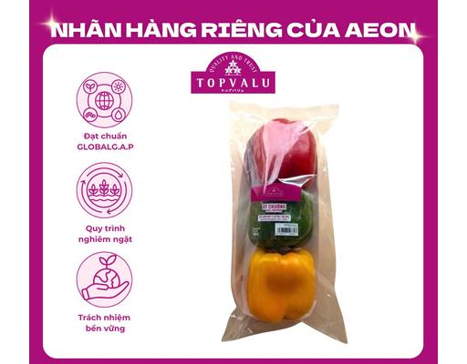 Ớt Chuông Khay 3 Trái 600g TOPVALU