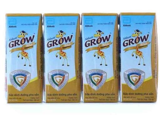 Lốc 4 Hộp Sữa Tươi Hương Vani Abbott Grow Gold 180ml Abbott
