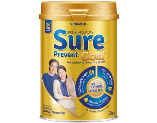 Sữa Bột Sure Prevent Dinh Dưỡng Và Tăng Cường Sức Khỏe 400g Vinamilk