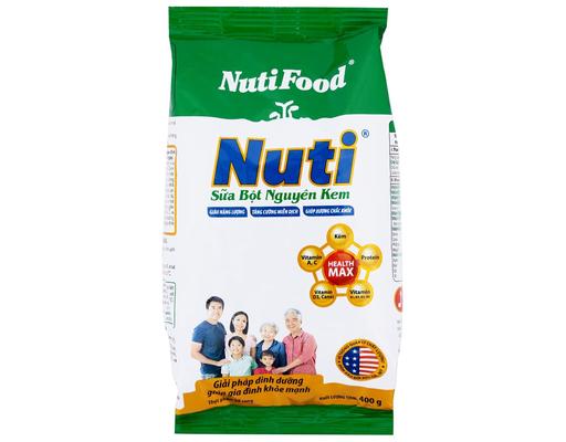 Sữa Bột Nuti Nguyên Kem 400g Nutifood