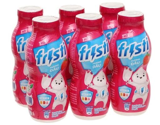 Lốc 6 Hộp Sữa Chua Uống Hương Dâu 80ml Fristi