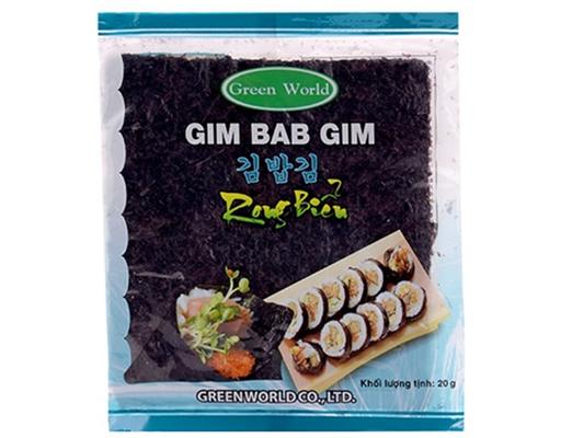 Rong Biển Cuộn Cơm Gim Bab Gim 20g Green World