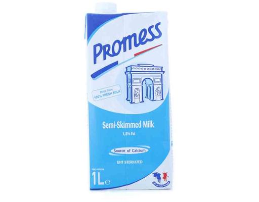 Sữa Tươi Tiệt Trùng Promess Ít Béo Hộp 1L Promess