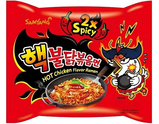 Mì Samyang Khô Gà 2X Cực Cay Gói 140G Samyang