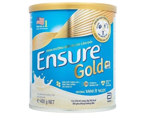 Sữa Bột Gold Ít Ngọt Hương Vani 380g Ensure