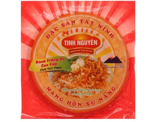 Bánh Tráng Ớt 22cm 200g Tinh Nguyên