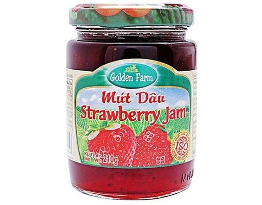 Mứt Dâu Strawberry Jam 210g Golden Farm