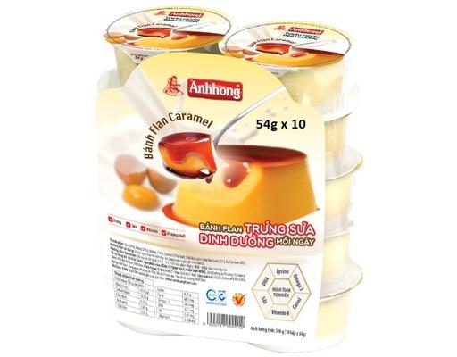 Lốc 10 Bánh Flan Ánh Hồng 10 x 54g Ánh Hồng