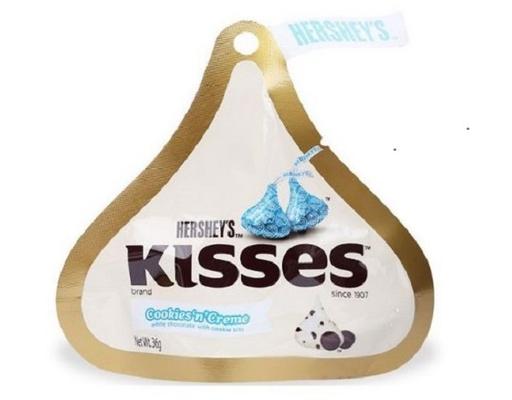 Sôcôla Kisses Trắng CookiesNCream 36g Hershey's