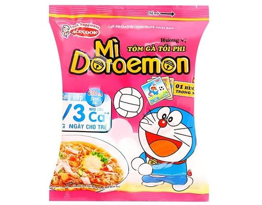 Mì Doraemon Tôm Gà Tỏi Phi Gói 63G ACECOOK