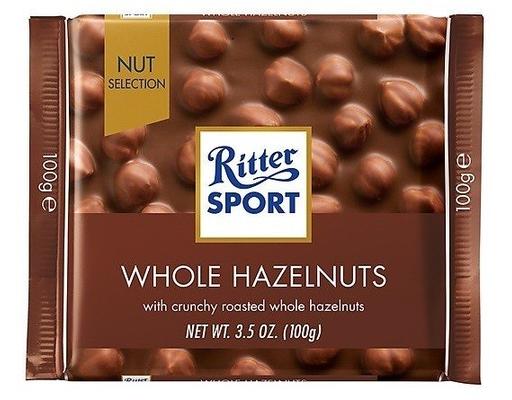 Kẹo Socola Nhân Hạt Dẻ 100g Ritter Sport