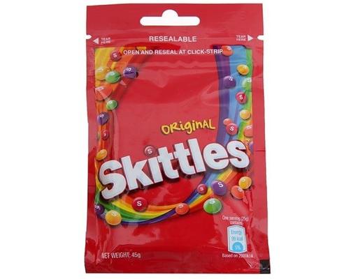Kẹo Vị Nguyên Bản Túi Zipper 45g Skittles