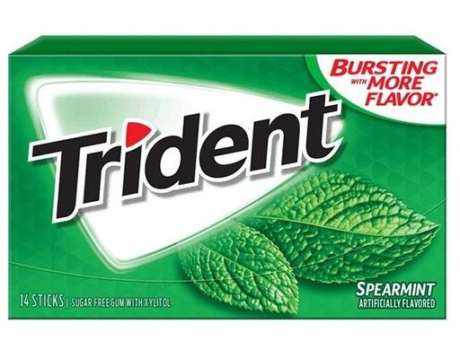 Kẹo Cao Su Không Đường Vị Bạc Hà 26.6g Trident