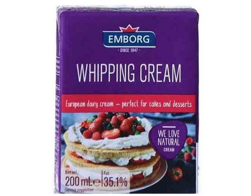 Kem Sữa Tiệt Trùng (35.1% Chất Béo) 200ml Emborg